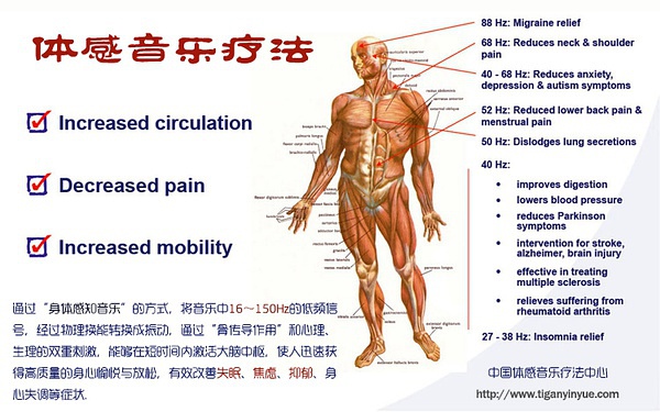 腦神經(jīng)學(xué)的音樂(lè)治療-體感音樂(lè)治療床墊-往往起到想象不到的效果！